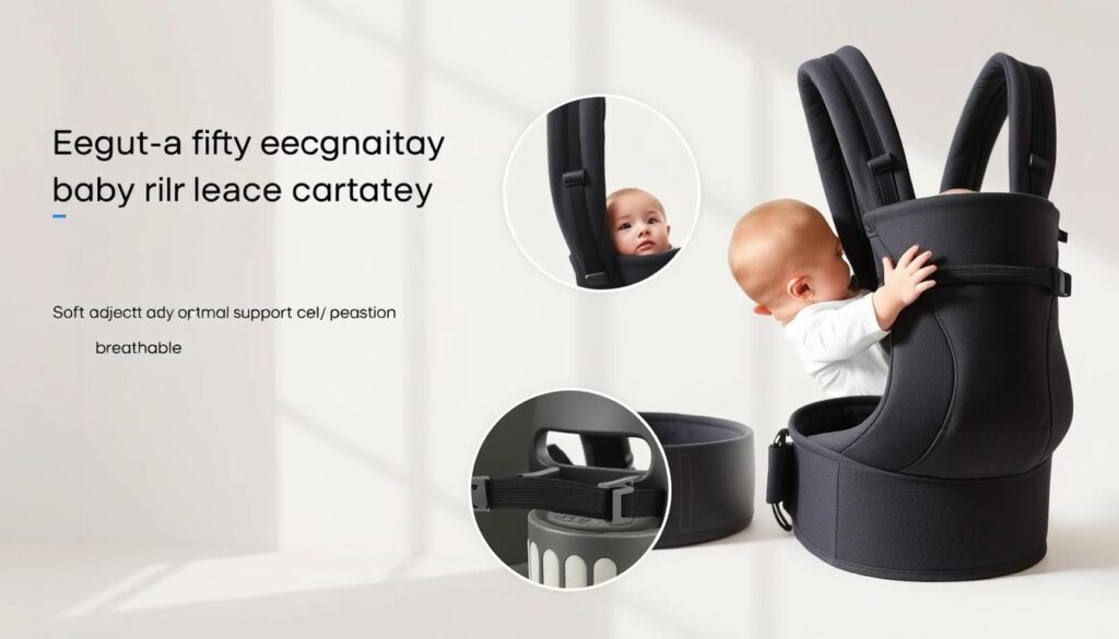 kvalitetsbæresele for ergonomisk støtte